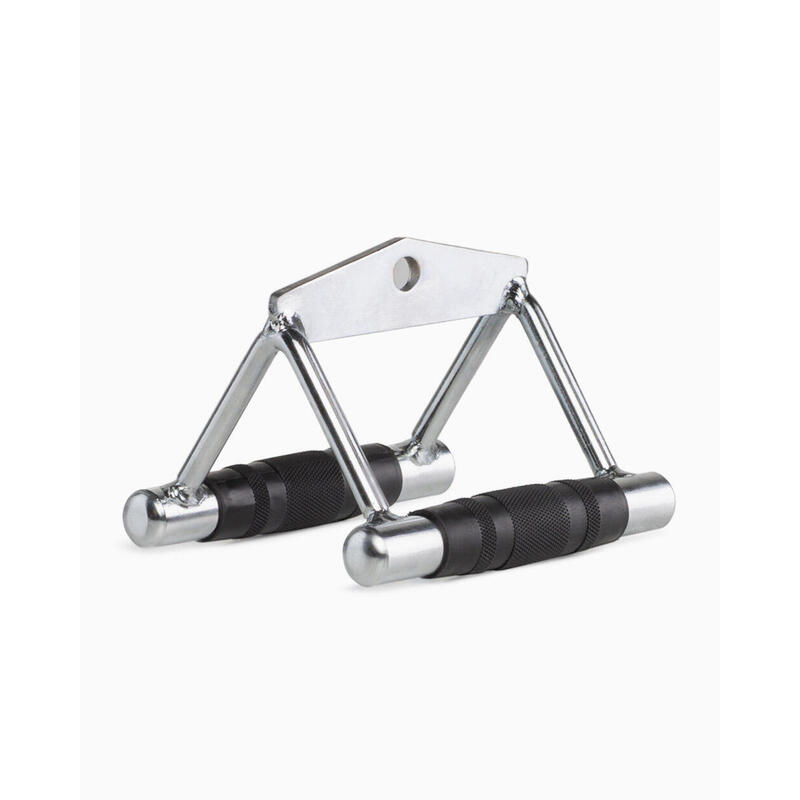 Manillar Triangular Remo Dorsal - Para Máquinas de Polea, Asas de Goma