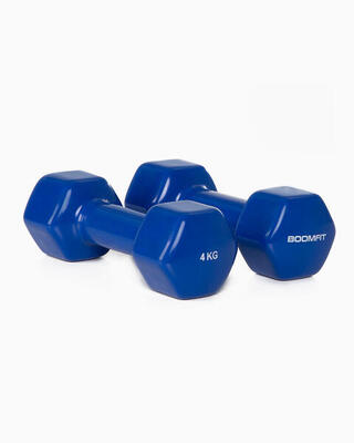 Manubri in vinile 4Kg (Coppia) - BOOMFIT
