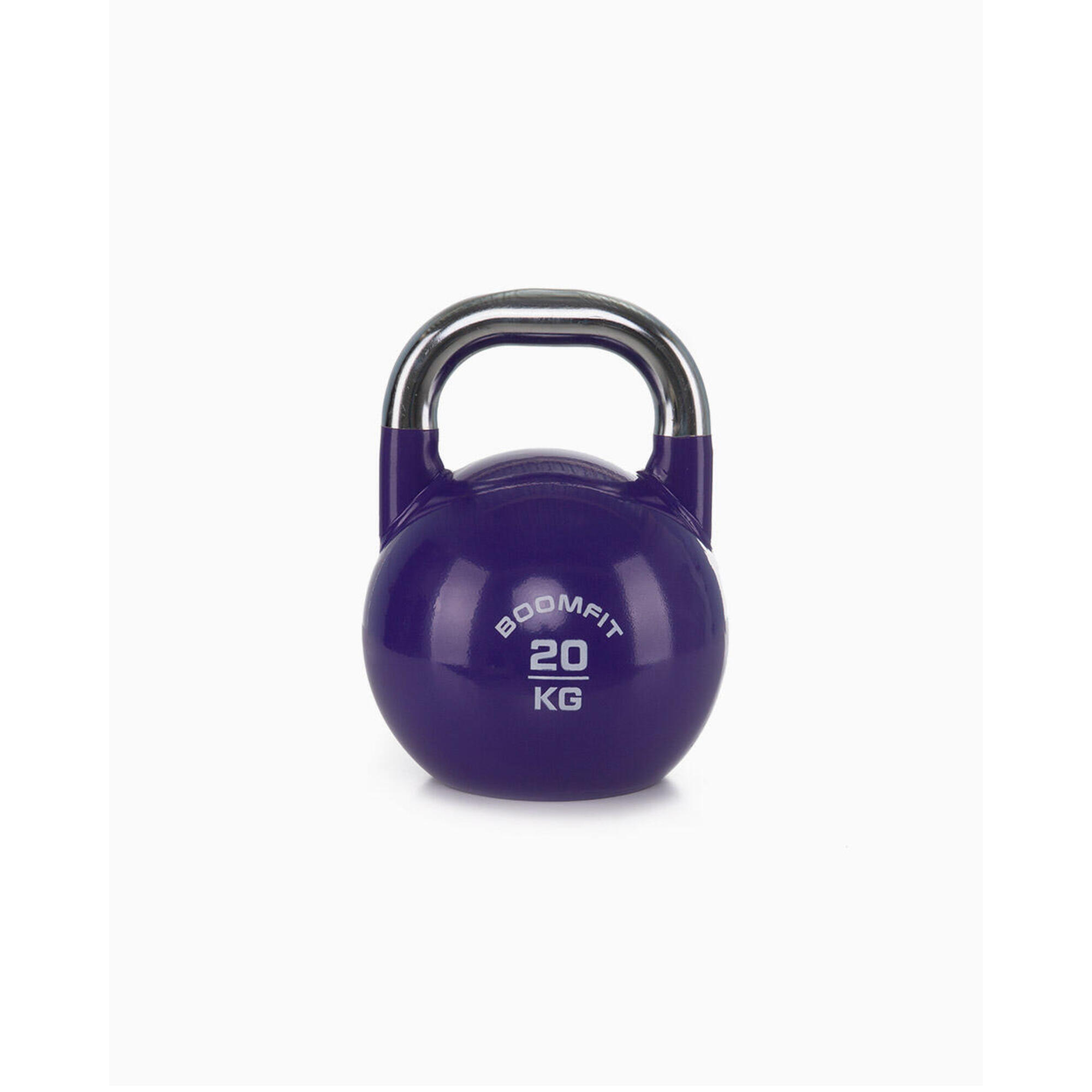 Boomfit - Kettlebell De Compétition 20kg - Boomfit - Kettlebell - Violet - Taille Unique - Decathlon