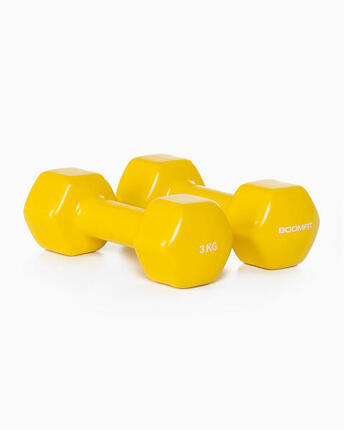 Haltères en Vinyle 3Kg (Paire) - BOOMFIT