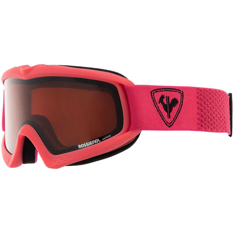 Gafas de esquí para niños niñas 2 tonos negro rosa caliente snowboard para  jóvenes lente doble anti niebla