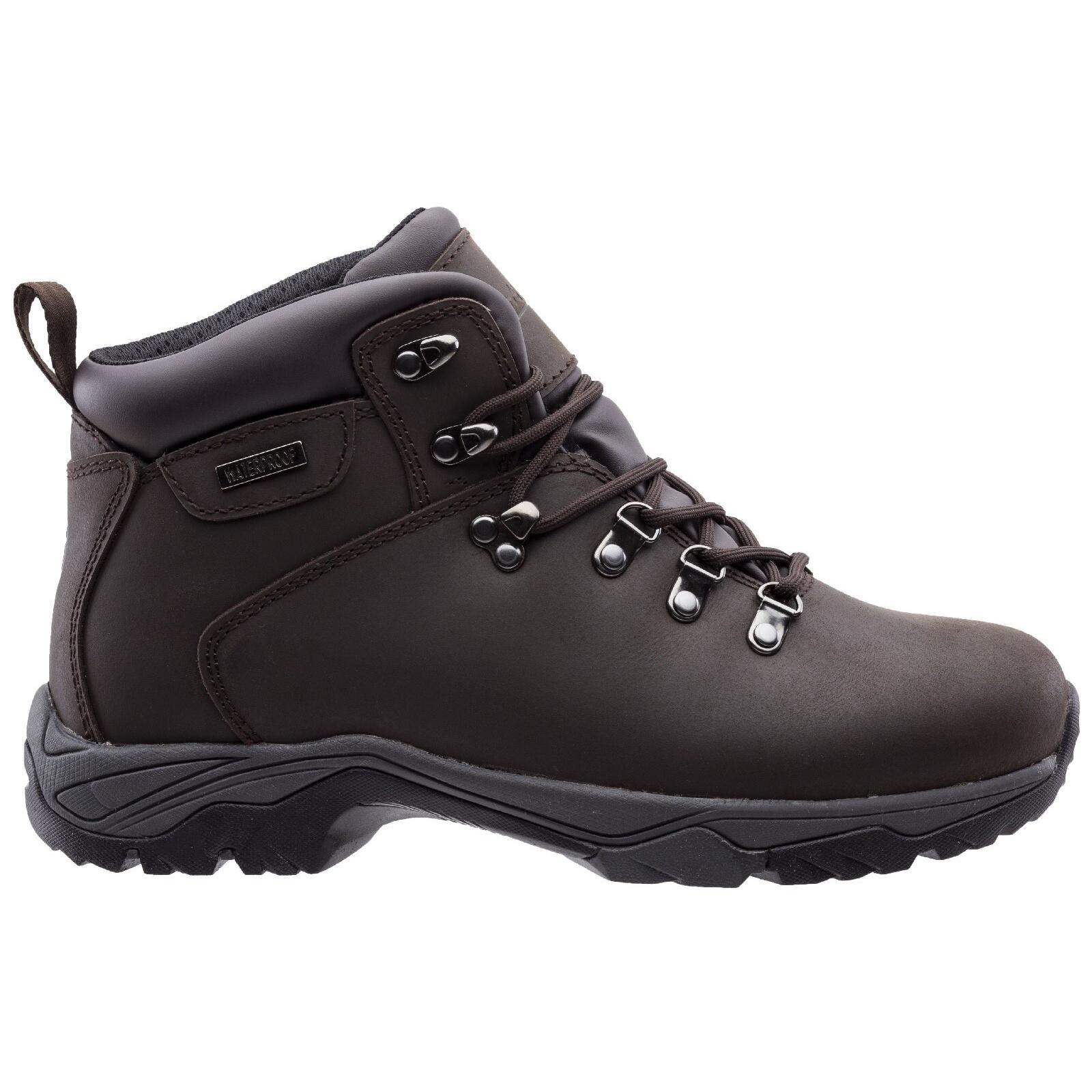 Nebrasaka Womens Leather Hiker Boot / Ladies Hiking Boots (Crazy Horse) 2/3