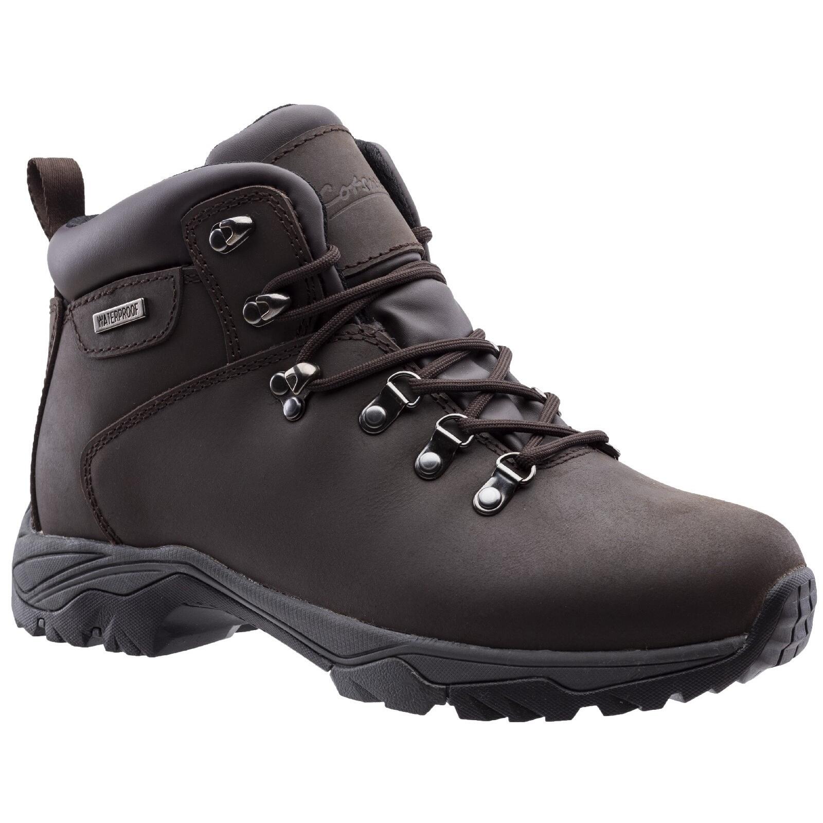 Nebrasaka Womens Leather Hiker Boot / Ladies Hiking Boots (Crazy Horse) 3/3