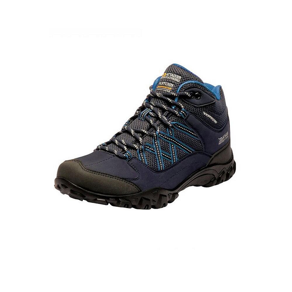 Womens/Ladies Edgepoint Waterproof Walking Boots (Navy/Petrol) 2/5