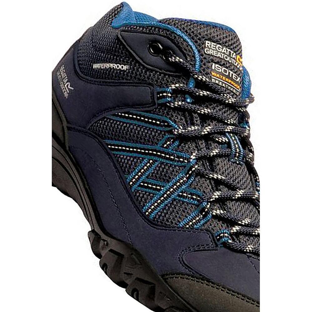 Womens/Ladies Edgepoint Waterproof Walking Boots (Navy/Petrol) 4/5