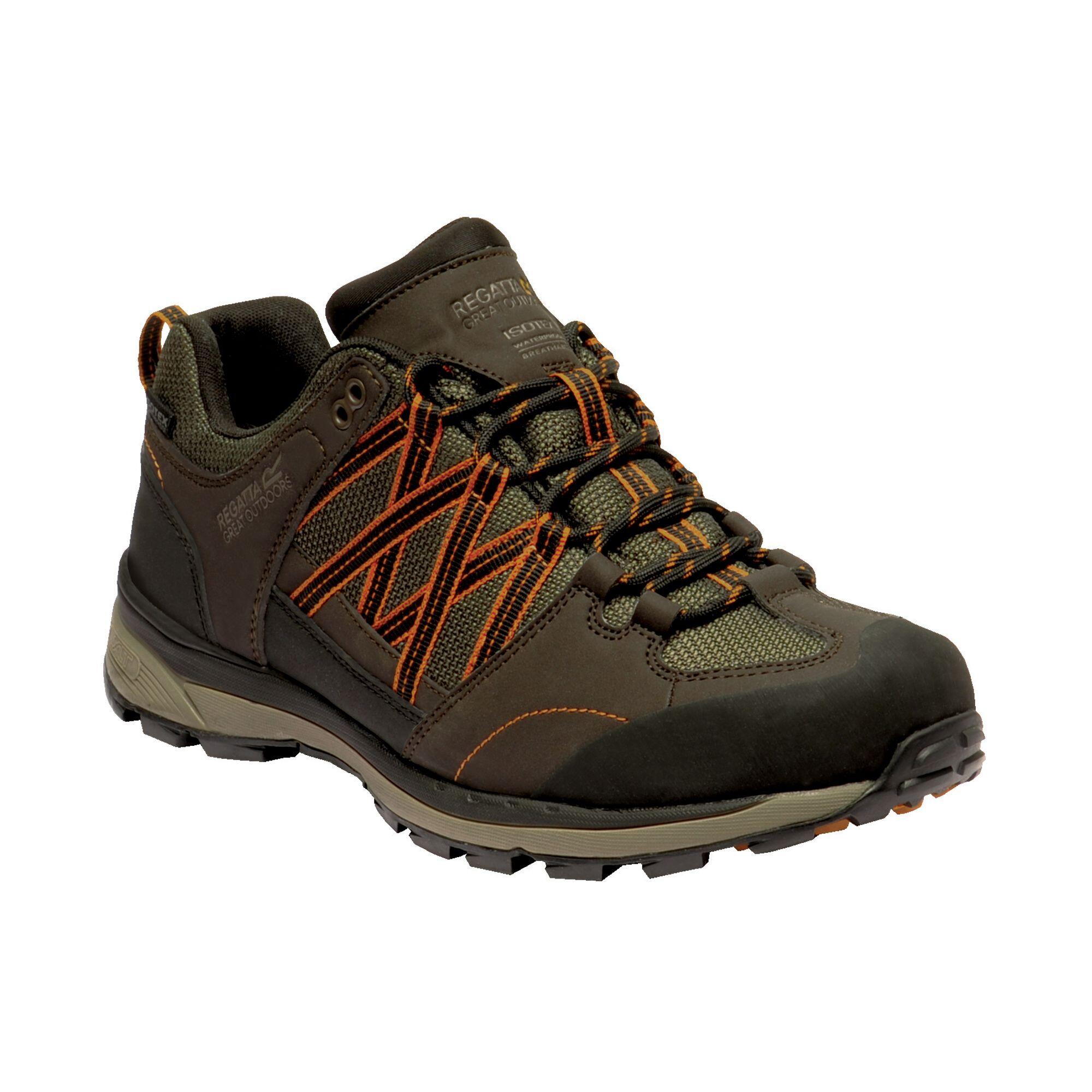 SAMARIS Men's hiking boots (Brown/orange)