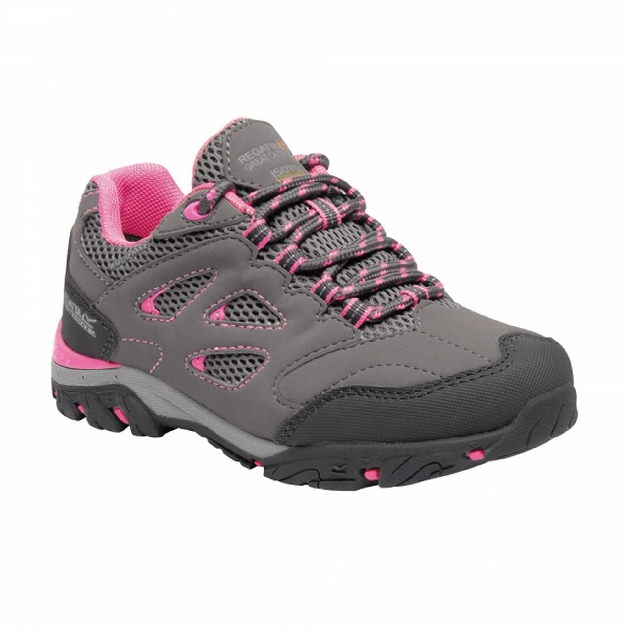 HOLCOMBE Scarpe da trekking unisex (Grigio/rosa)