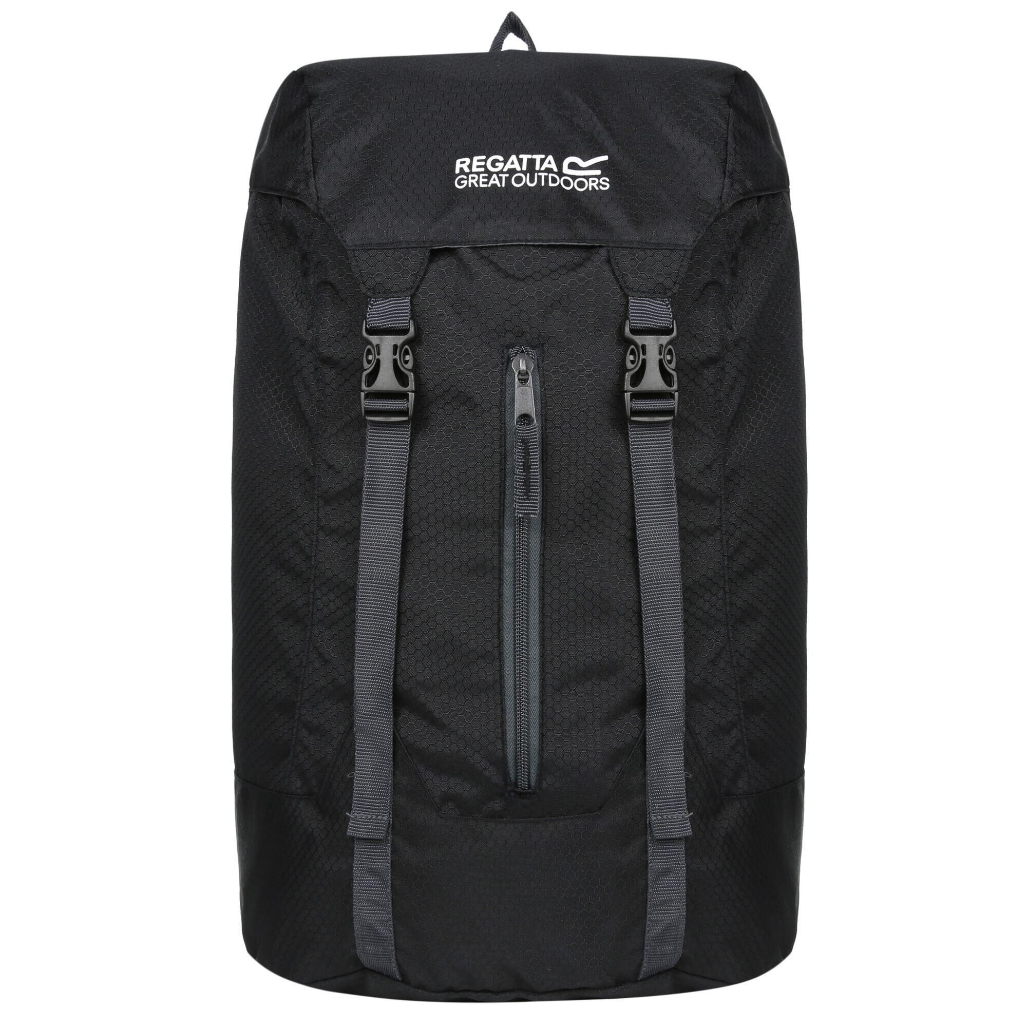 REGATTA Great Outdoors Easypack Packaway Rucksack/Backpack (25 Litres) (Black)