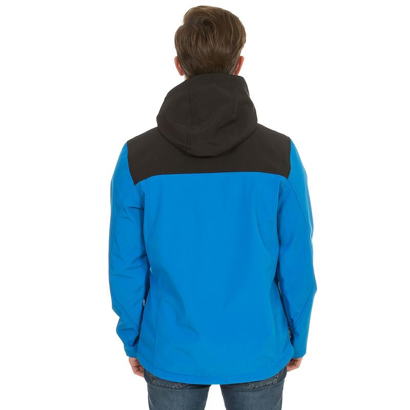 Veste softshell imperméable HEBRON Homme (Bleu vif)