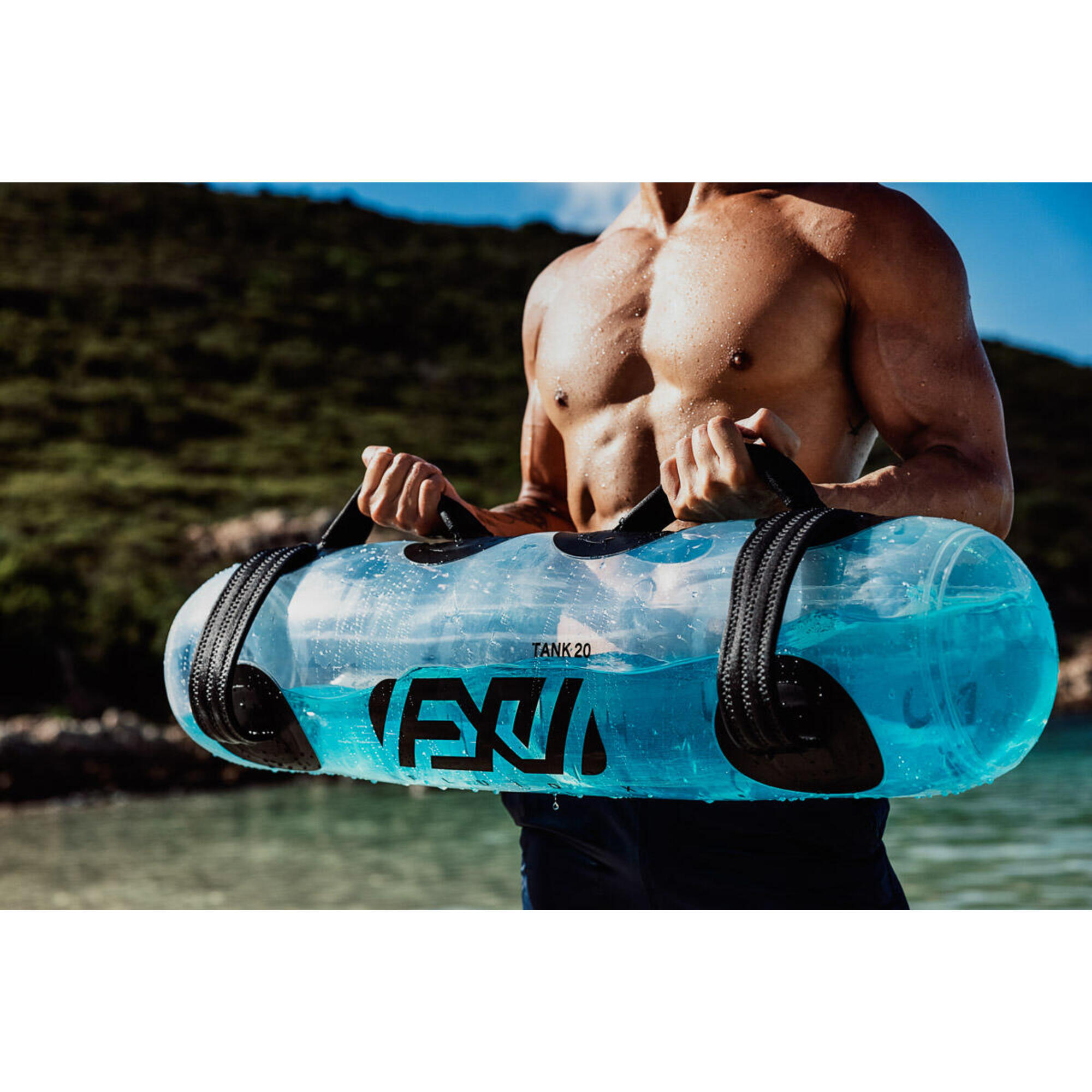 Buy Aqua Bag (JoyPlus - Sandbag Alternative - Adjustable Aqua Bag and Power  Bag with Water - Core and Balance Trainer - Portable Stability Fitness  &Full Body Workout Equipment,Ball Shape,MAX Weight 33LB)