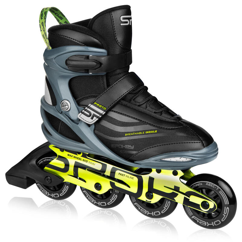 Patins à roulettes pour hommes Spokey Preto