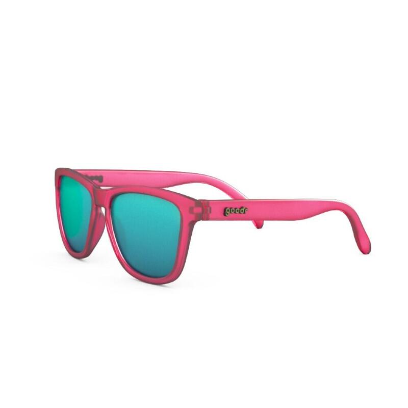 運動跑步太陽眼鏡 – 粉紅色 (湖水藍鏡)