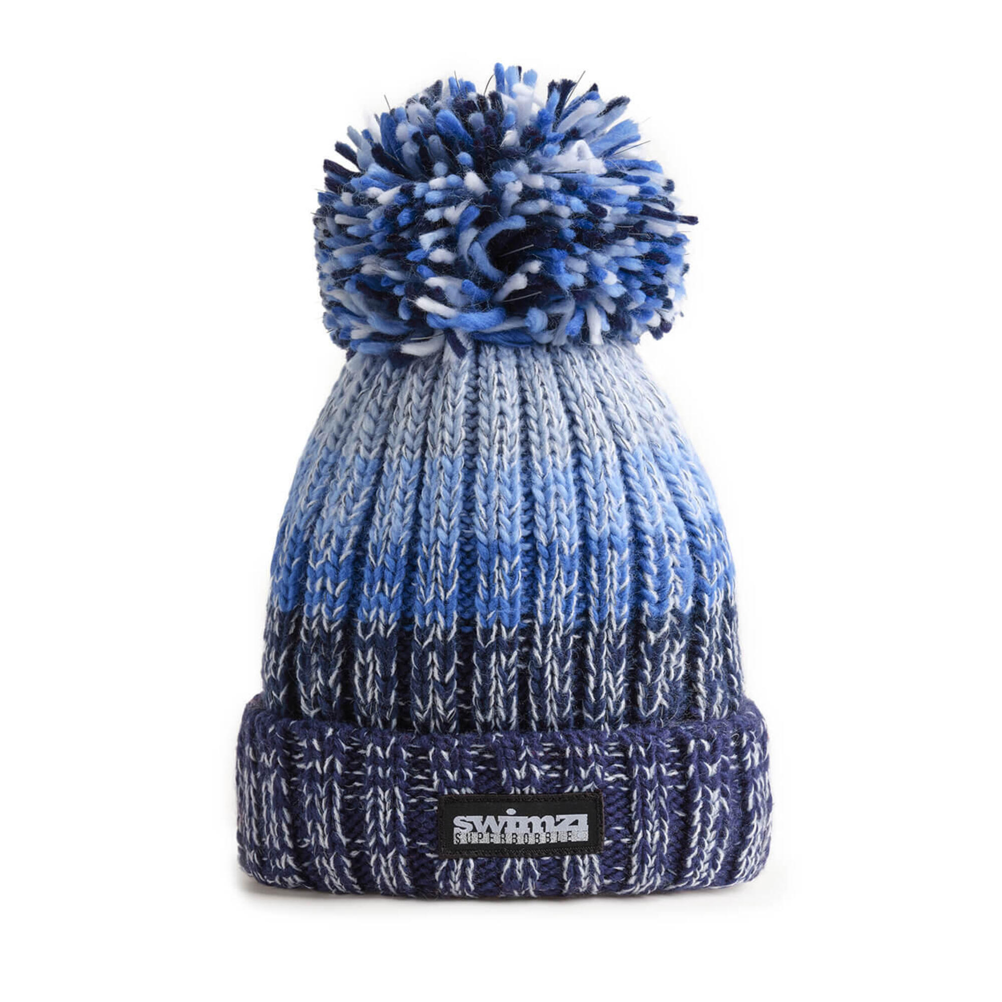 SWIMZI Blue Gradient Super Bobble Hat