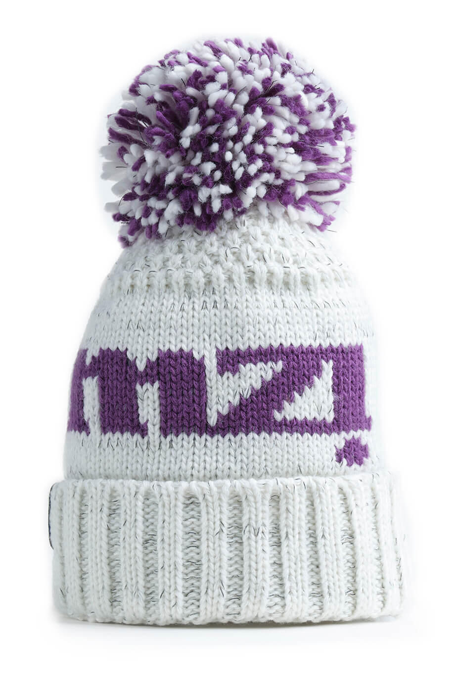 The Swimzi White Reflective Super Bobble Hat 3/5