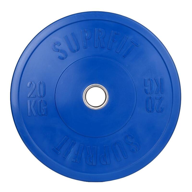 Suprfit Gekleurde Bumper Plate (enkel)- 20 kg