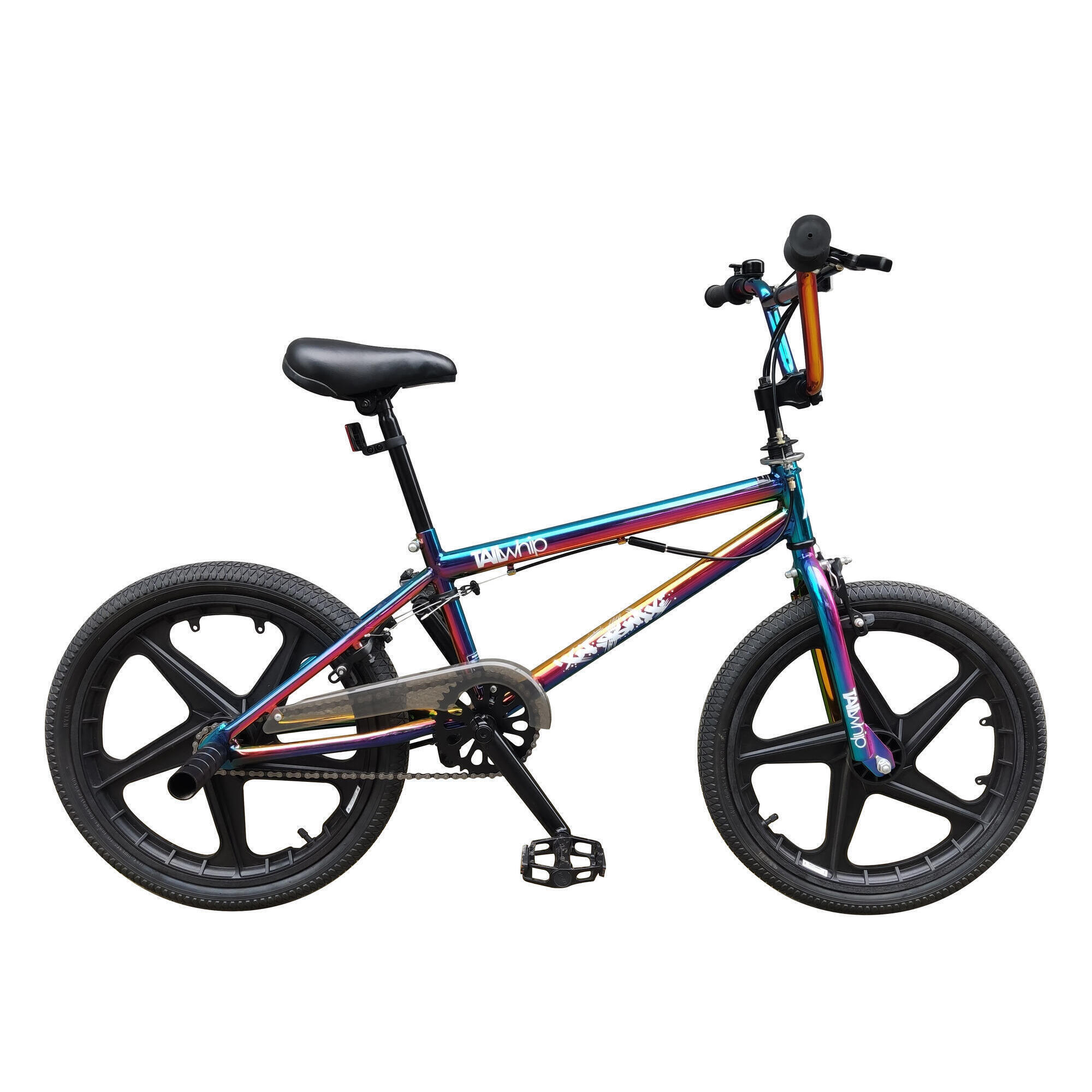 XN XN Tailwhip MAG 20In Freestyle BMX Bike, Single Speed, 2x Stunt Pegs - Jet Fuel