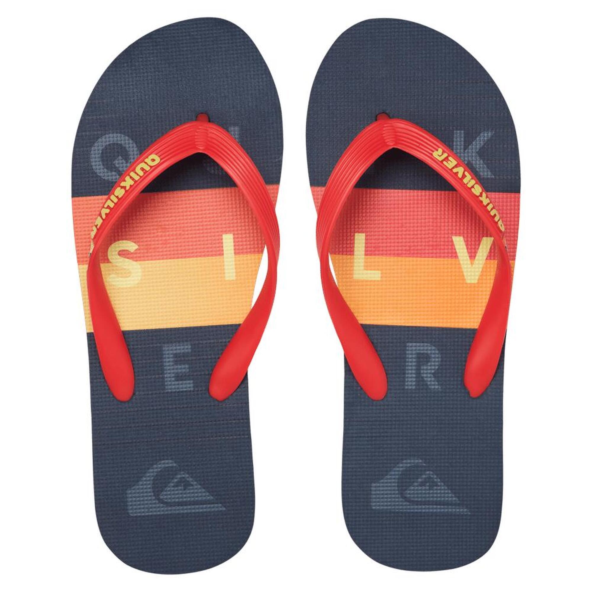 Quiksilver hommes Molokai Word Block flip flops 40