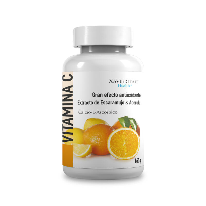 Complemento Alimenticio Base vitamina para tomar antes del desayuno efecto antioxidante aprovechamiento hierro comprimidos neutro