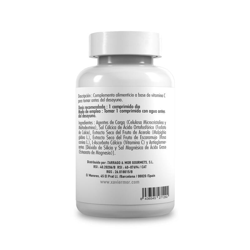 Complemento alimenticio vitamina C, Comprimidos, Neutro