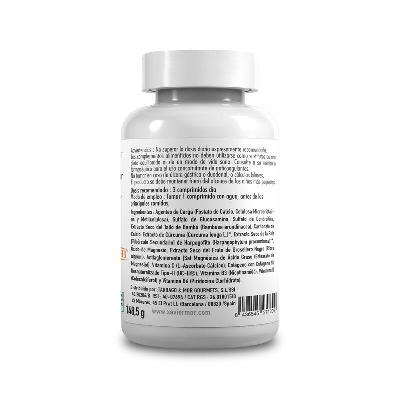 Complemento alimenticio antiinflamatorio y para articulaciones, Neutro