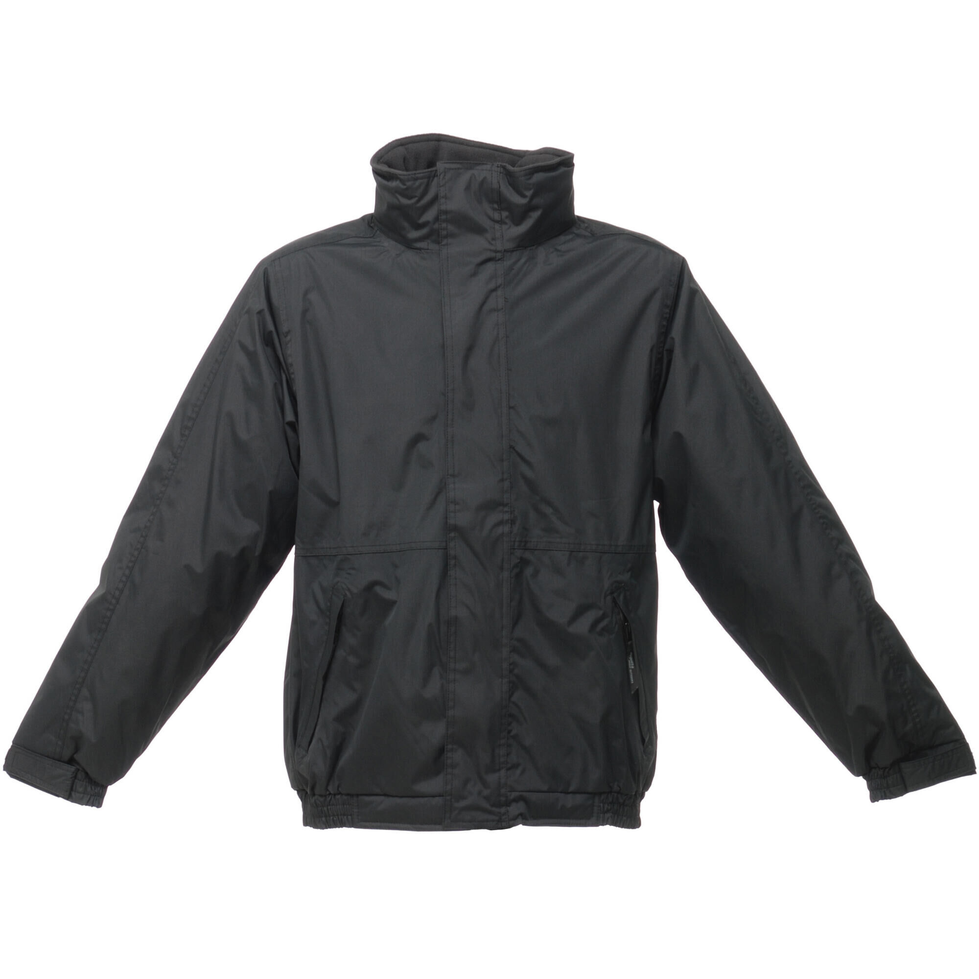 REGATTA Mens Dover Waterproof Windproof Jacket (Black/Ash)