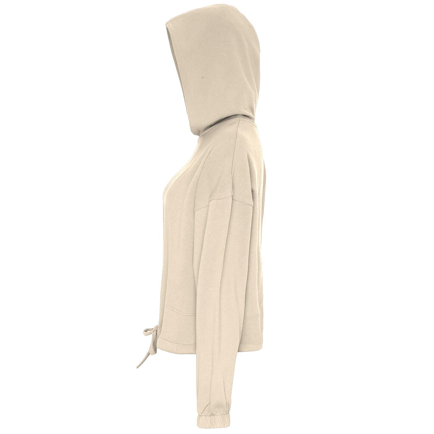 Womens/Ladies Cropped Oversize Hoodie (Nude) TRIDRI Decathlon