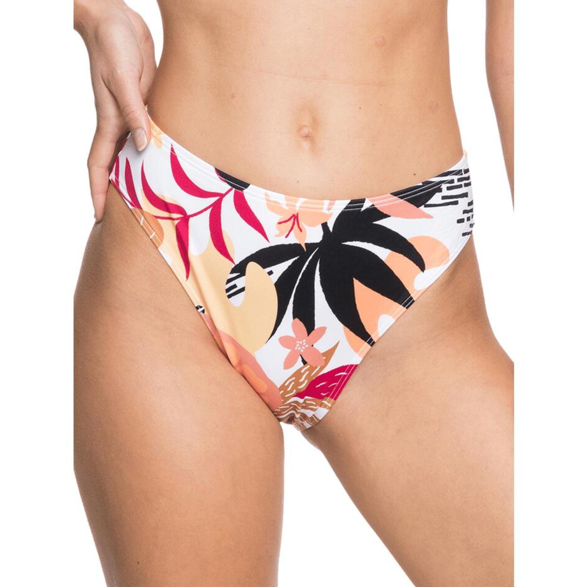 Pop surf biquíni de perna alta para o surf feminino