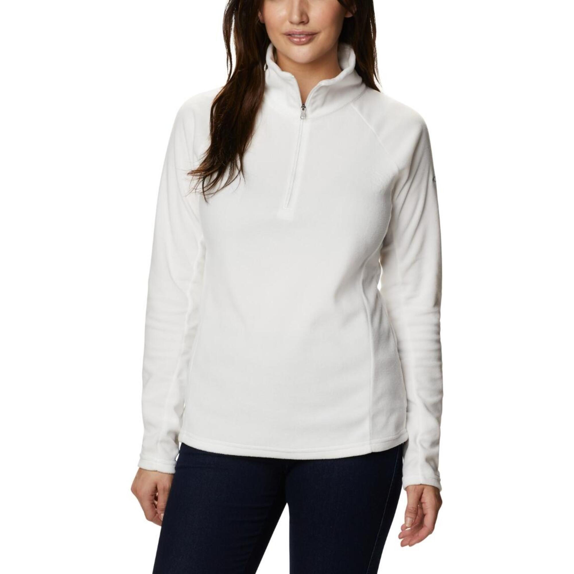 Columbia - Columbia Polaire Demi-zip Glacial™ Iv Femme - Sea Salt - Polaire - Blanc - 48 Xl - Decathlon
