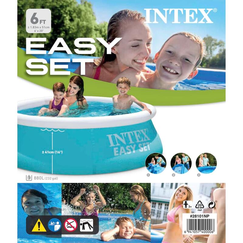 INTEX Piscine Easy Set 183 x 51 cm 28101NP