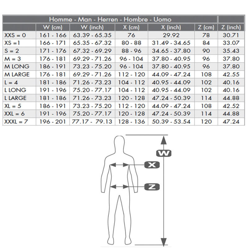 OVERALL OPTIMA MAN 3MM WETSUIT