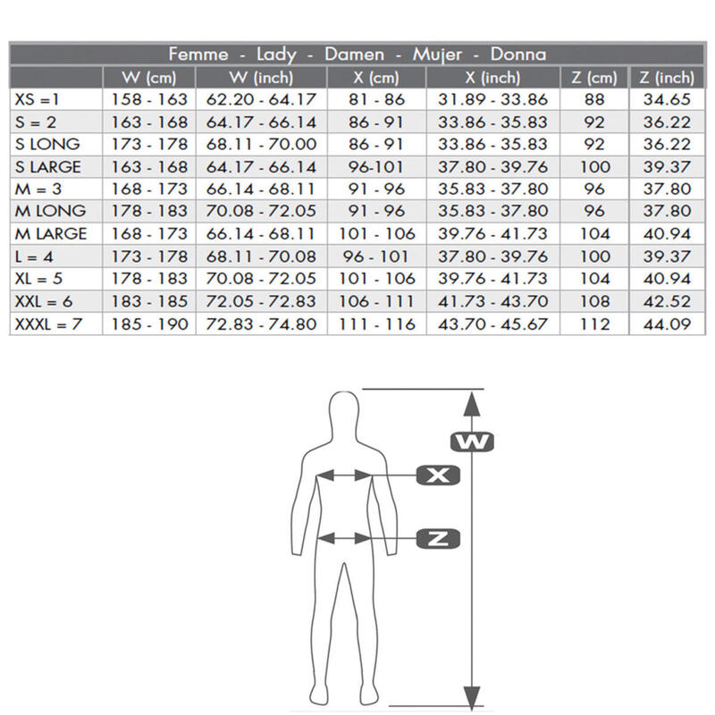 OVERALL ALIZE LADY 3MM WETSUIT