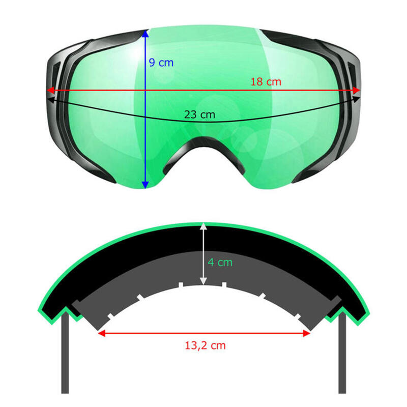 Gogle narciarskie dla dorosłych Ice-Q Val Gardena-1