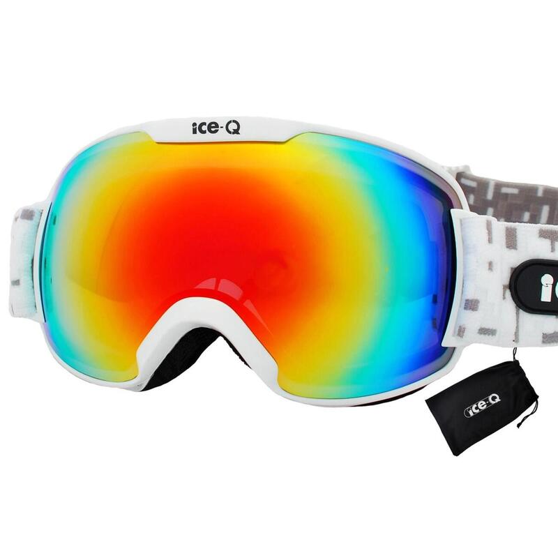 Gogle narciarskie dla dorosłych Ice-Q Alta Badia-5 OTG S2, na okulary