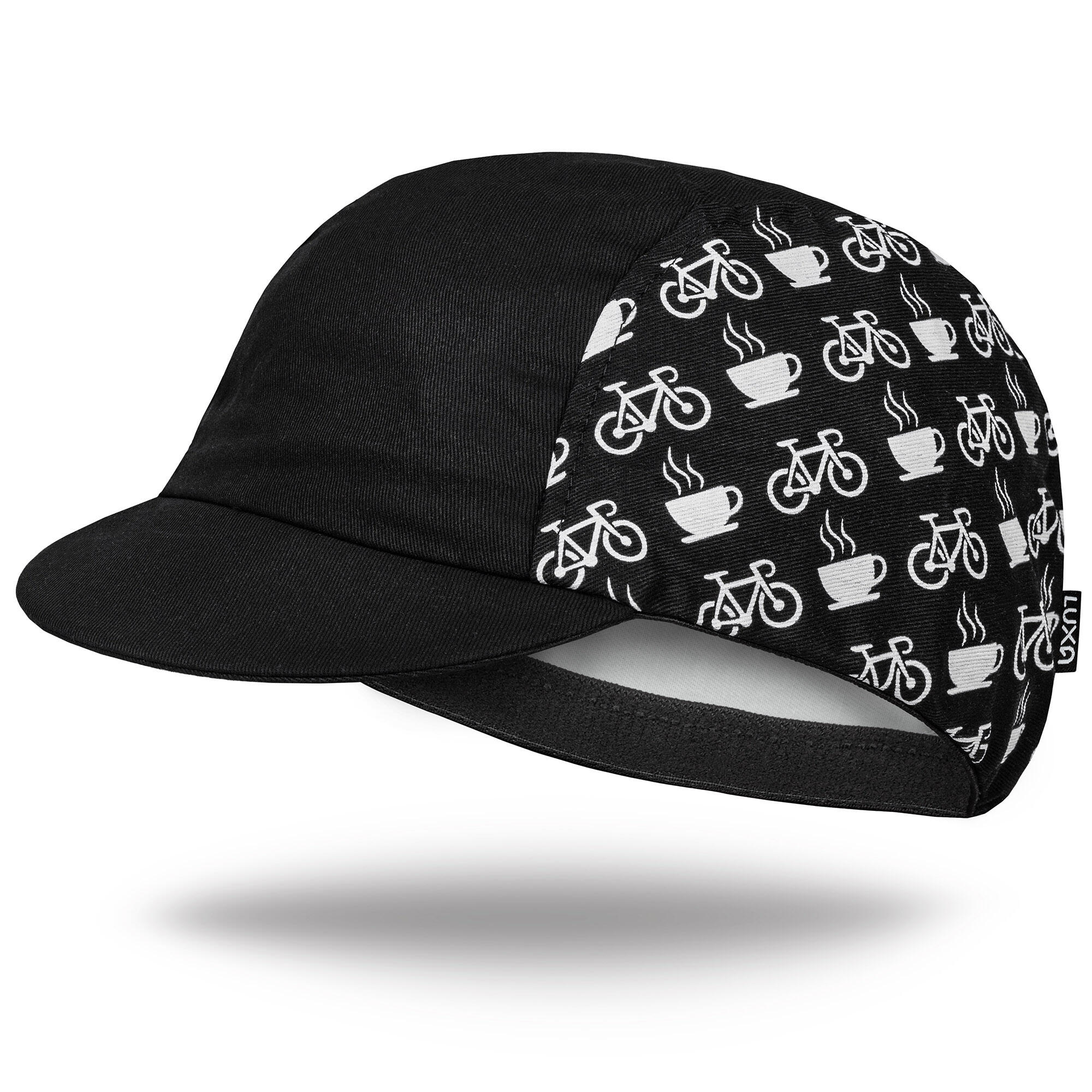 Czapeczka Bawełniana Rowerowa Pod Kask Unisex Luxa Coffee Ride Black 2/5
