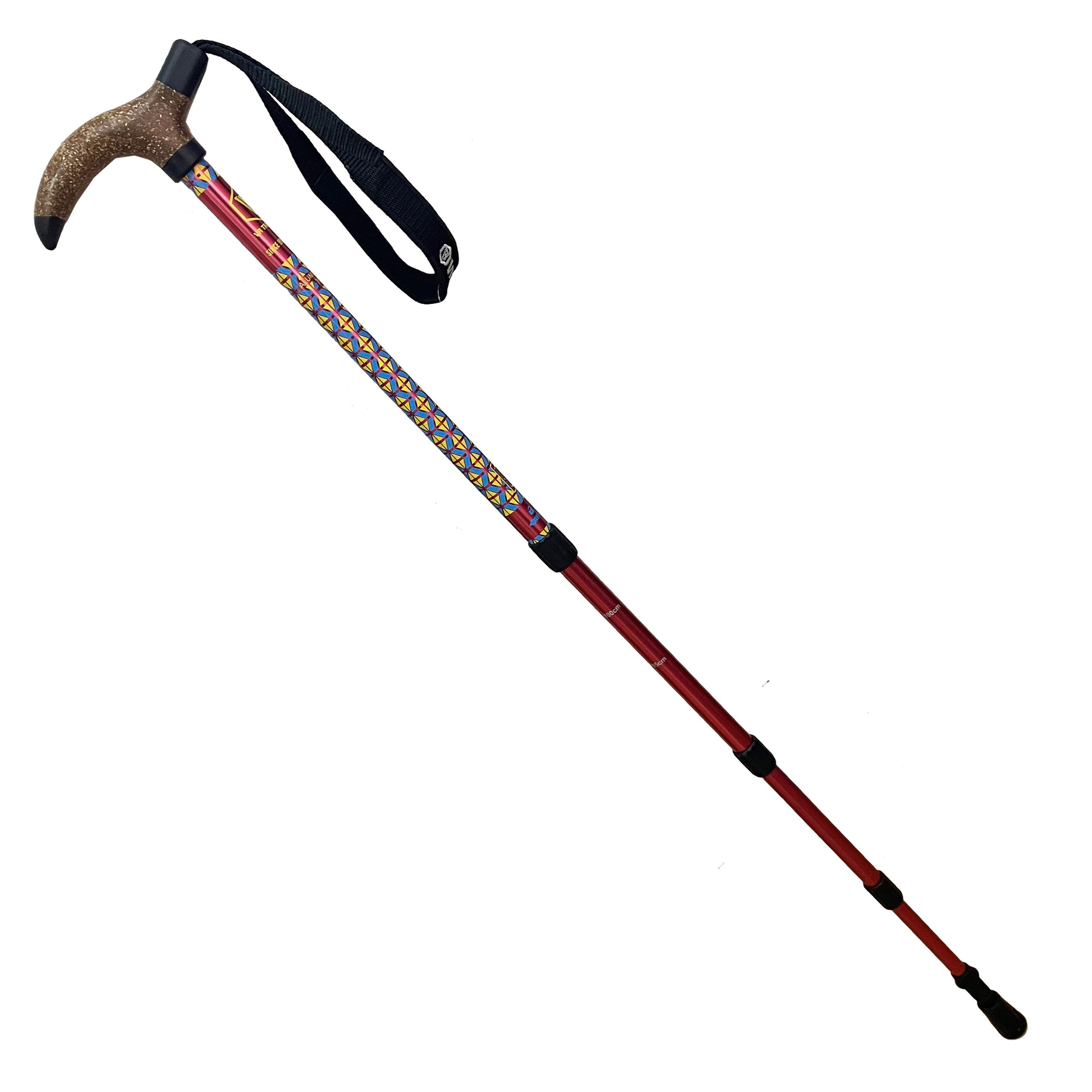 4 section top walking pole