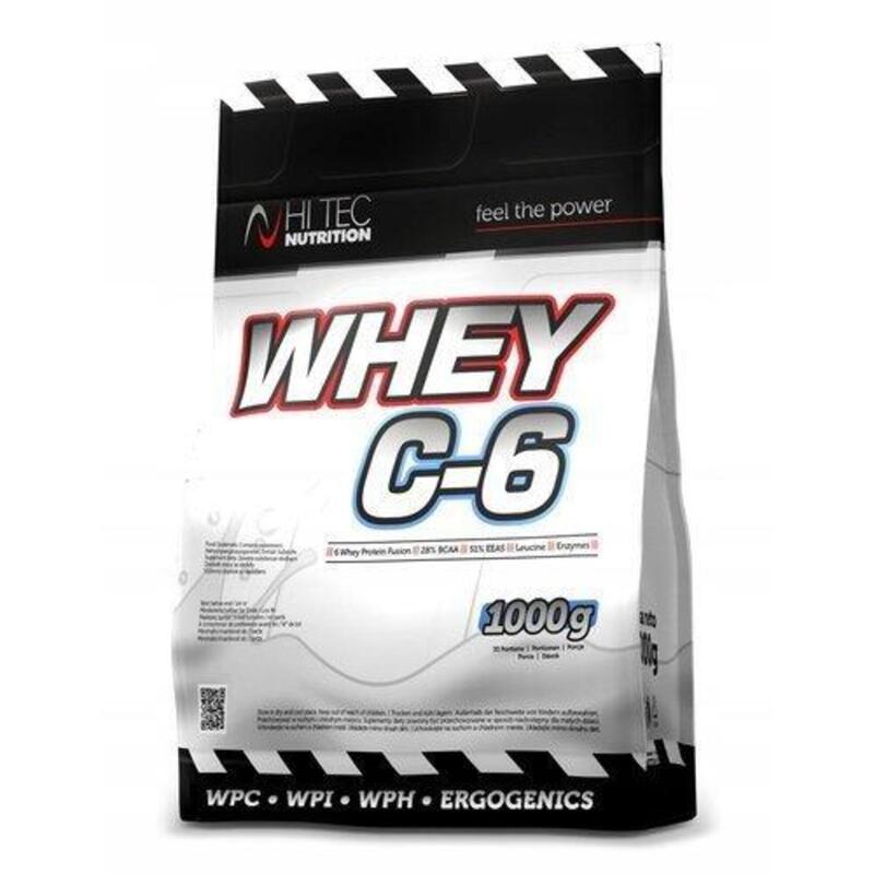 HI TEC Whey C-6 1000g Słony Karmel