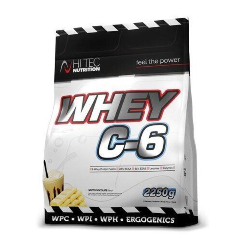 HI TEC Whey C-6 2250g Biała Czekolada