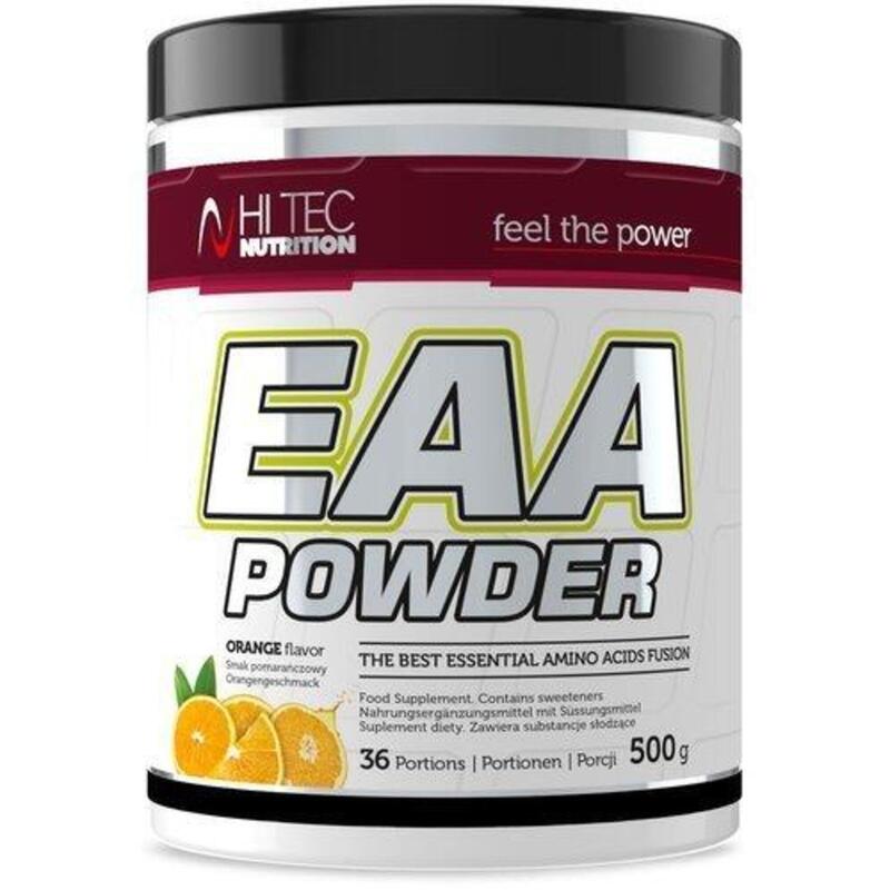HI TEC EAA Powder 500g Pomarańcza