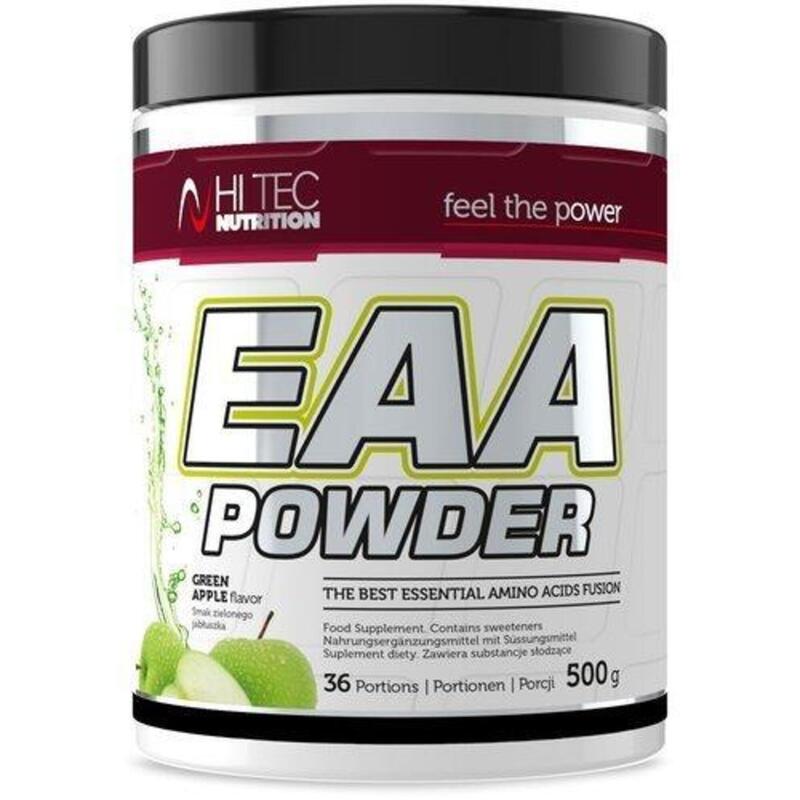 HI TEC EAA Powder 500g Zielone Jabłuszko