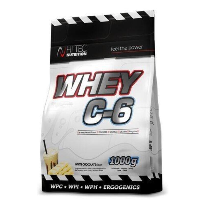 HI TEC Whey C-6 1000g Biała Czekolada