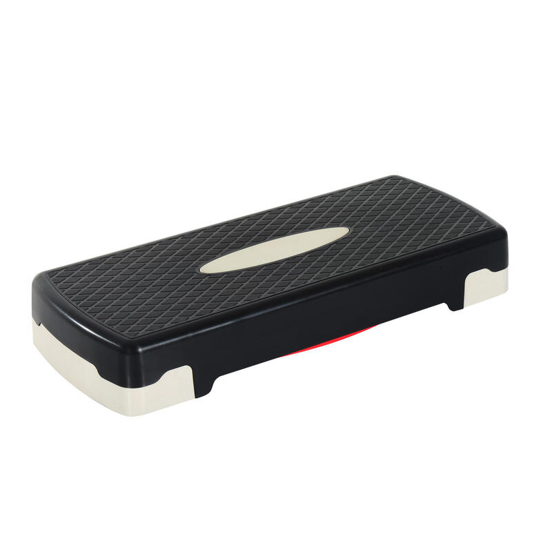 HOMCOM Step Fitness Tabla Stepper Aeróbic Deporte Gimnasia Altura Regulable