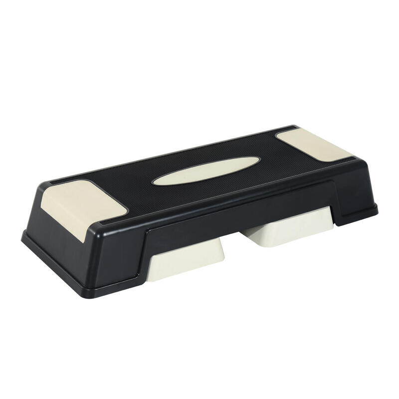 HOMCOM Step Fitness Tabla Stepper Aeróbic Deporte Gimnasia Altura Regulable