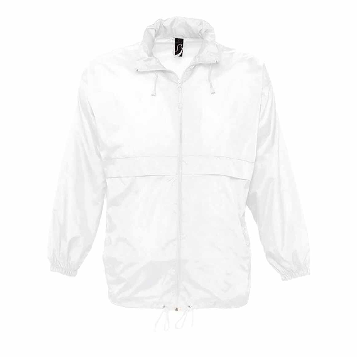 SOL'S Unisex Surf Windbreaker Lightweight Jacket (White)