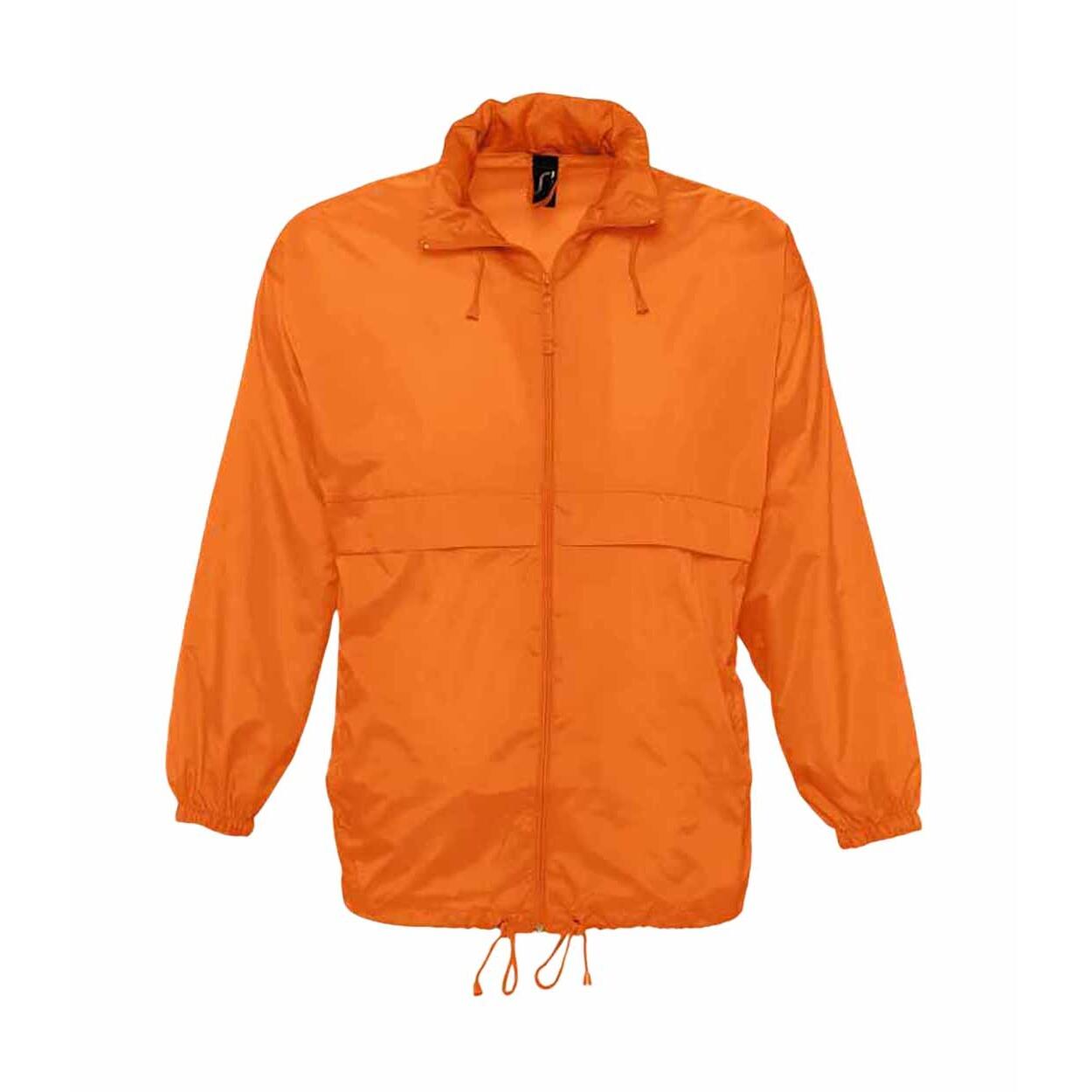 SOL'S Unisex Surf Windbreaker Lightweight Jacket (Orange)