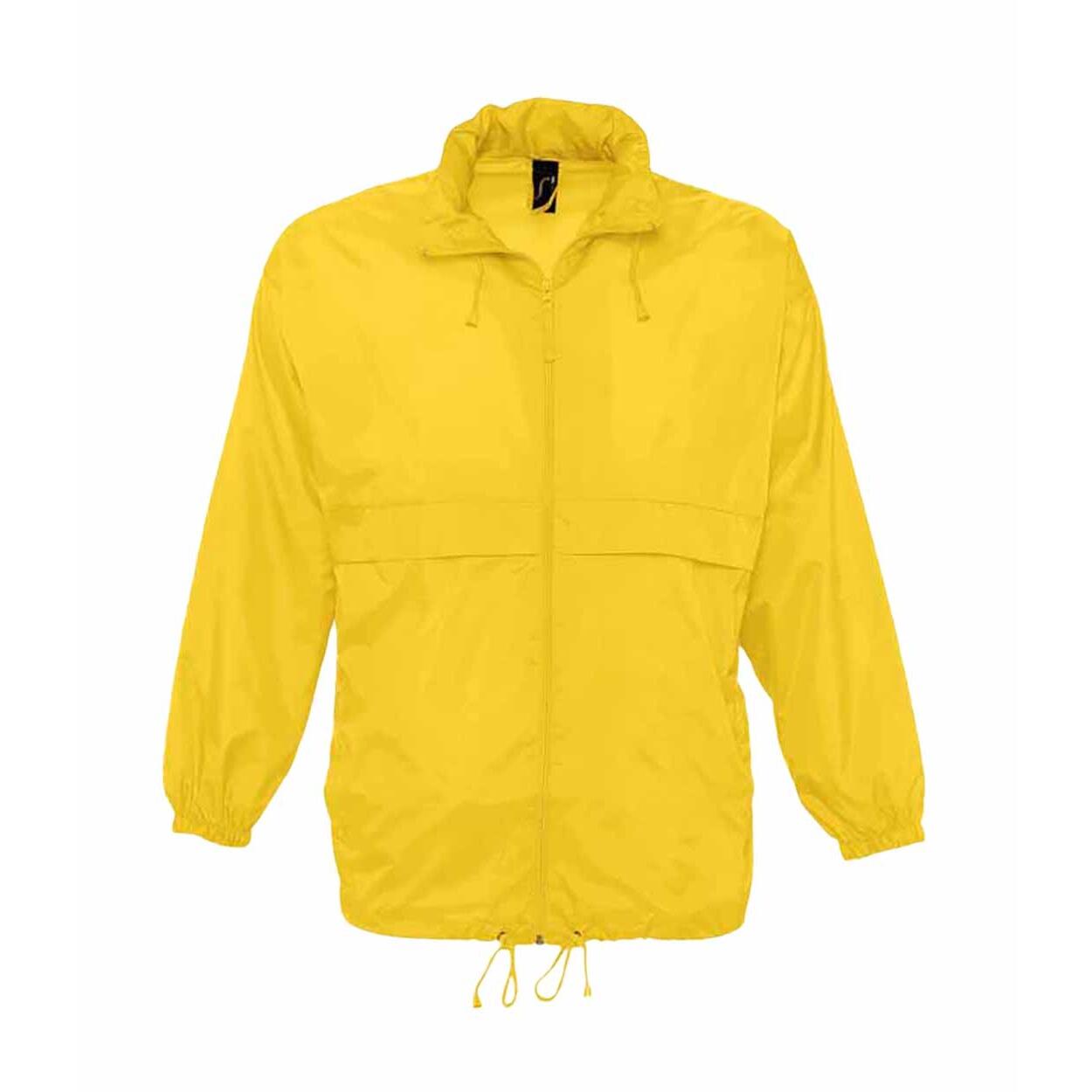 SOL'S Unisex Surf Windbreaker Lightweight Jacket (Gold)