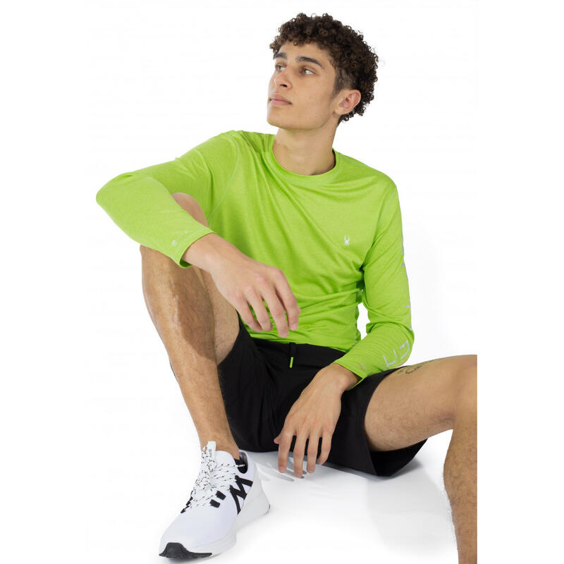 SHARP LIME Langarm-T-Shirt