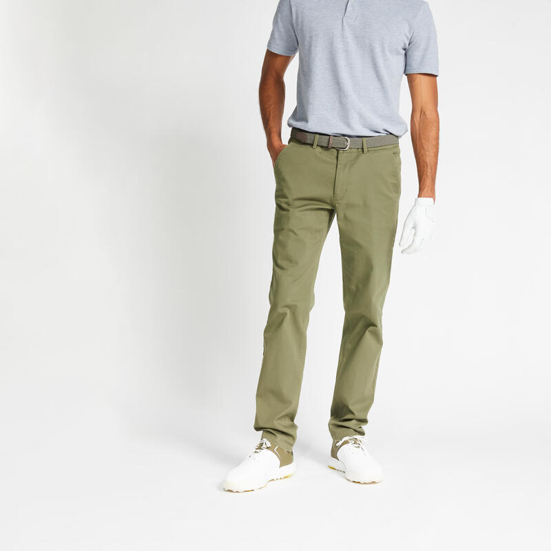Reconditionné - Pantalon de golf homme MW500 kaki - Très bon