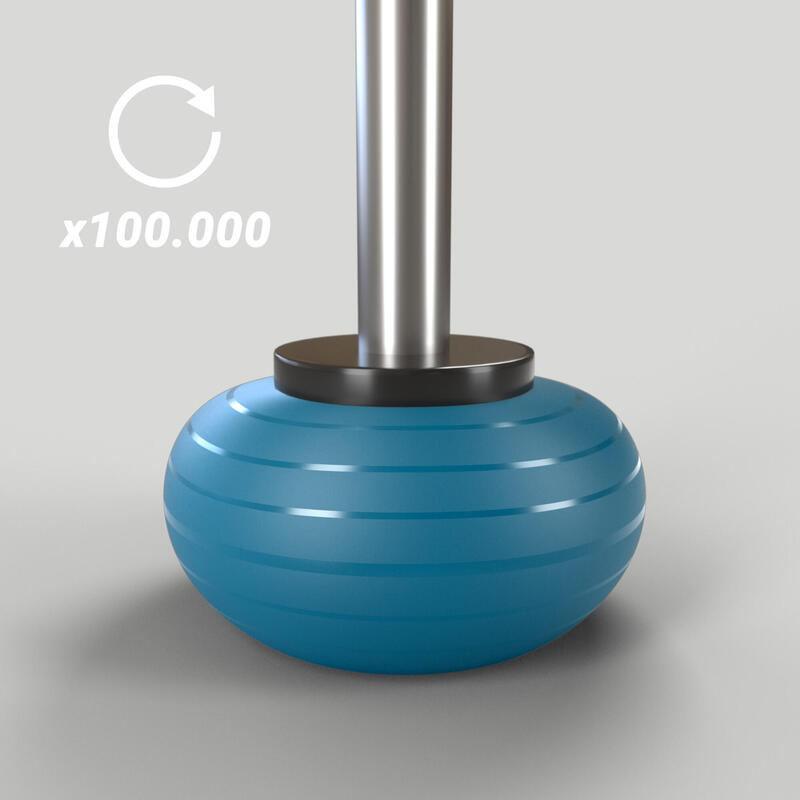 Refurbished - Gymnastikball robust Grösse 3 / 75 cm - blau  - SEHR GUT