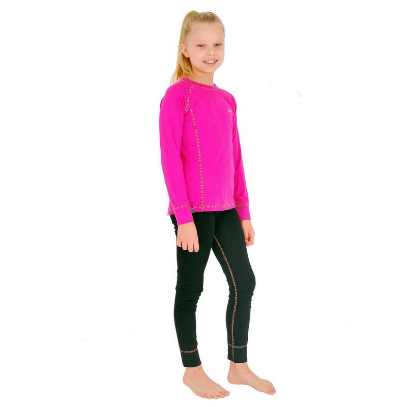 Bielizna termoaktywna juniorska dziewczęca Ice-Q Smart Kid Pink