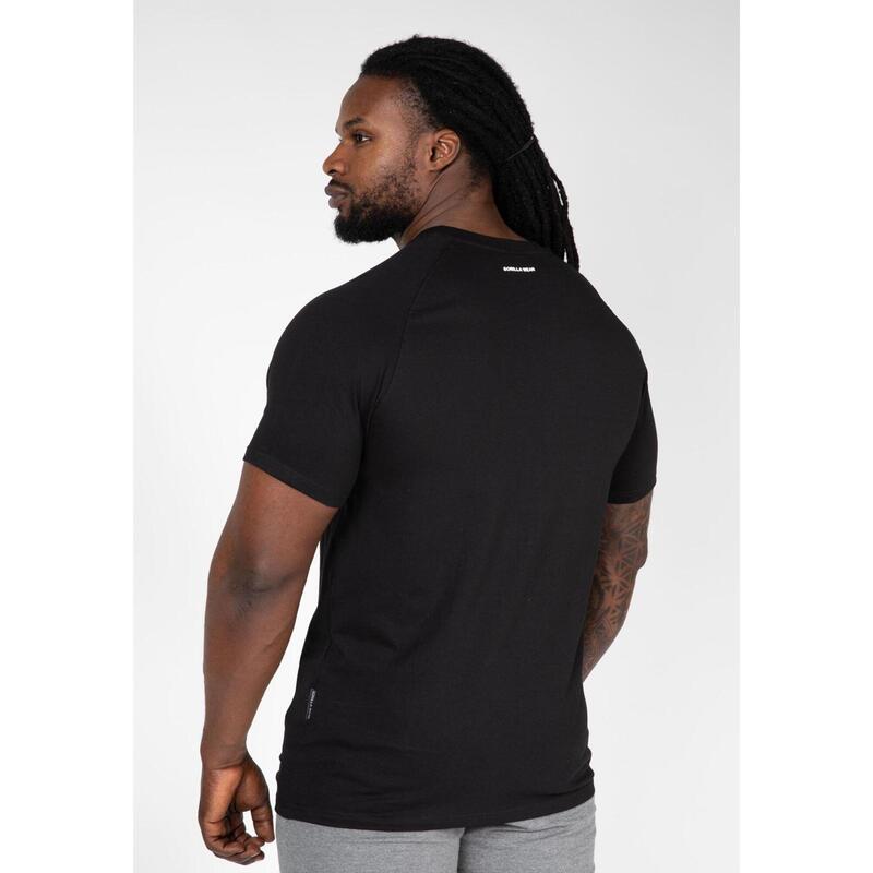 Koszulka fitness męska Gorilla Wear Davis T-shirt czarna